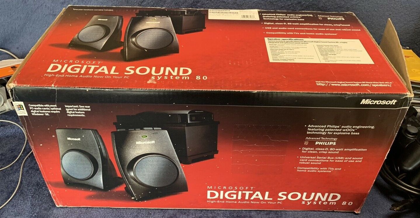 Microsoft Digital Sound System 80 Box (1998)